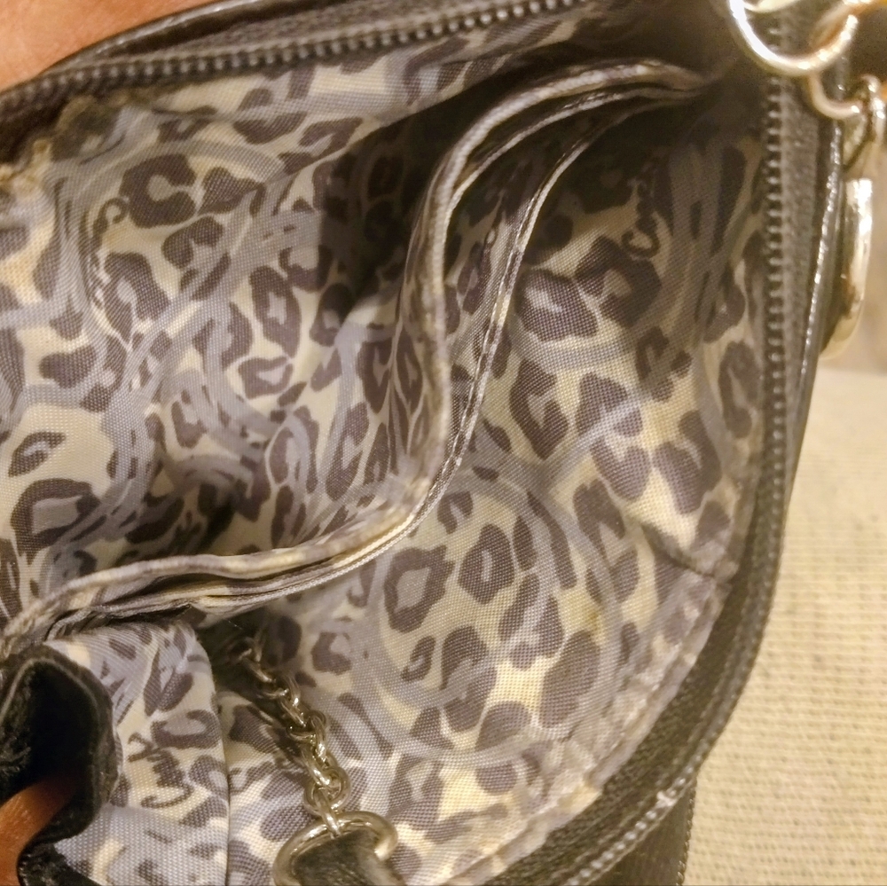 Coach Poppy Metallic Glam Signature Tote Bag & Poppy Key & Card Holder - Picture 5 of 16